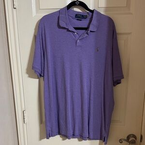 Ralph Lauren Men's Lavender Short-Sleeve Polo